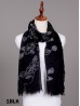 Floral Embroidery Fashion Scarf